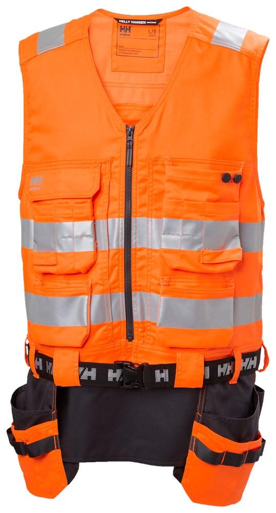 Helly Hansen Alna 2.0 Bouwvest 77120 Construct Reflecterend HiVis oranje-ebbenhoutzwart(269)