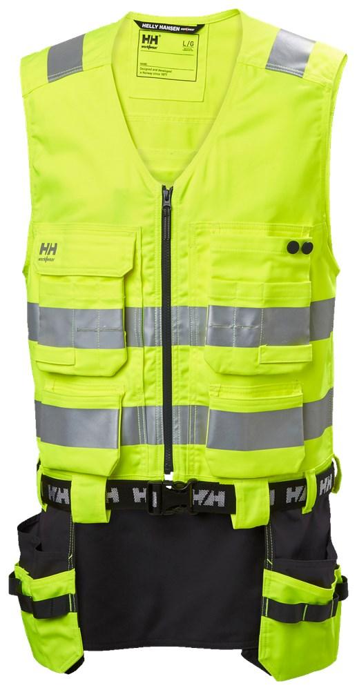 Helly Hansen Alna 2.0 Bouwvest 77120 Construct Reflecterend HiVis geel-ebbenhoutzwart(369)