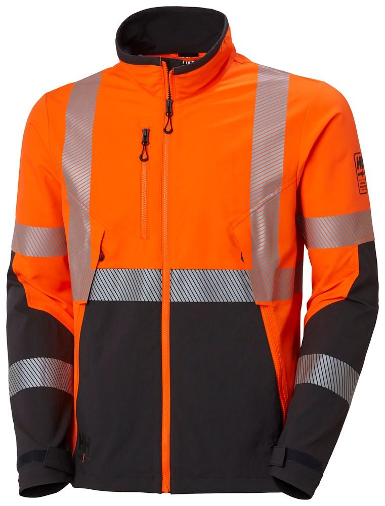Helly Hansen ICU BRZ Jas 77203 HiVis oranje-ebbenhoutzwart(269)