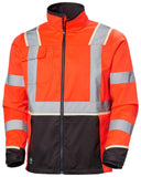 Helly Hansen UC-ME  Jas 77215 Reflecterend HiVis fluo rood-ebbenhoutzwart(169)
