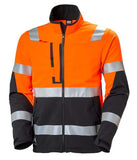 Helly Hansen Alna 4X Jas 77230 Tech Softshell Reflecterend HiVis oranje-ebbenhoutzwart(269)