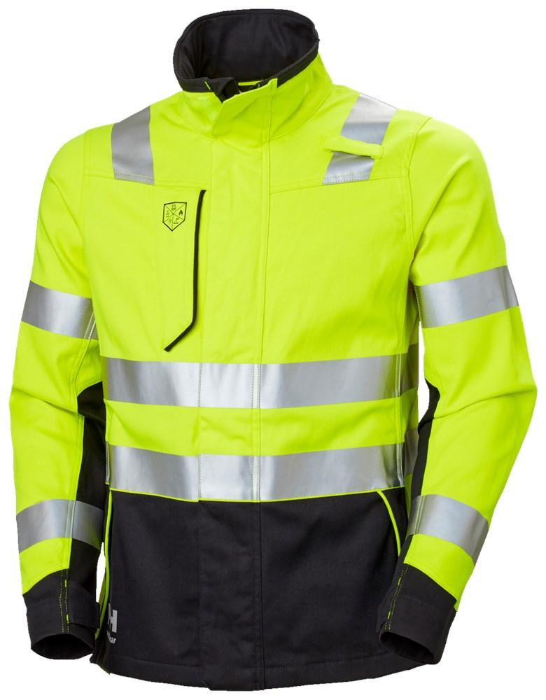 Helly Hansen Fyre  Jassen 77249 FR-AST Reflecterend HiVis geel-ebbenhoutzwart(369)