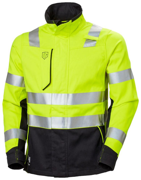 Helly Hansen Fyre  Jassen 77249 FR-AST Reflecterend HiVis geel-ebbenhoutzwart(369)