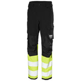 Helly Hansen Alna 4X W Werkbroeken 77327 HH Connect HiVis Klasse 1 geel-ebbenhoutzwart(369)
