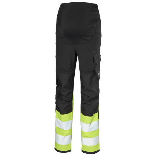 Helly Hansen Alna 4X W Zwangerschapswerkbroek 77329 Hi Vis klasse 1 geel-ebbenhoutzwart(369)
