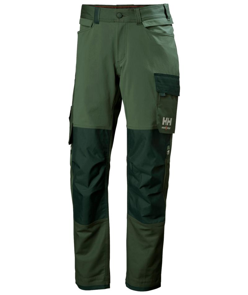 Helly Hansen Oxford 4X Werkbroeken 77395 HH Connect groen-donkergroen(474)