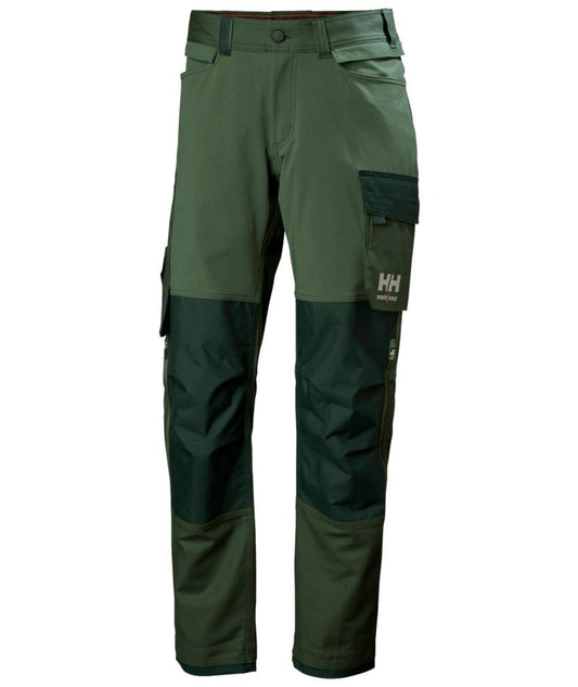 Helly Hansen Oxford 4X Werkbroeken 77395 HH Connect groen-donkergroen(474)