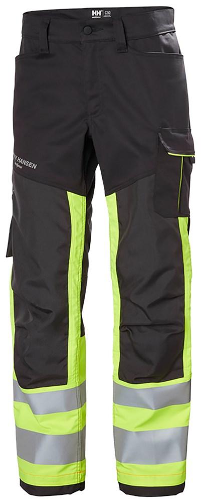 Helly Hansen Alna 2.0 Werkbroeken 77420 Reflecterend HiVis klasse 1 geel-ebbenhoutzwart(389)