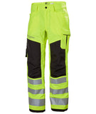 Helly Hansen Alna 2.0 Werkbroeken 77420 Reflecterend HiVis klasse 1 geel-ebbenhoutzwart(369)