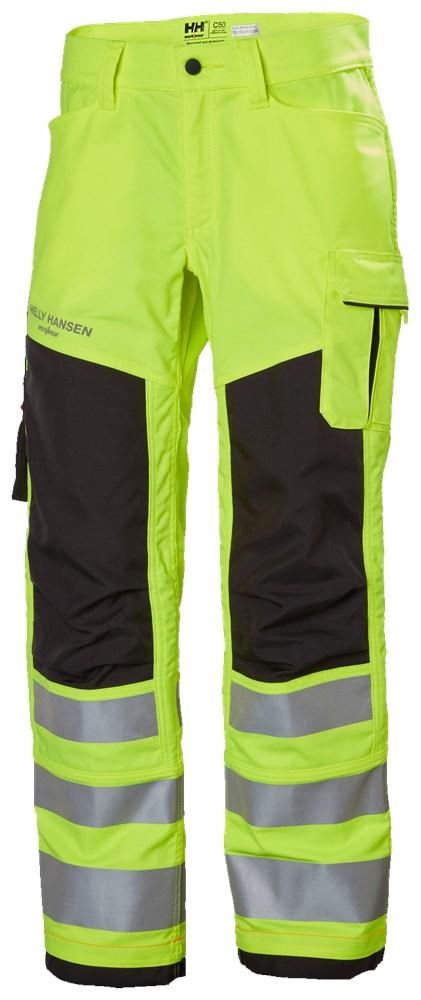 Helly Hansen Alna 2.0 Werkbroeken 77421 Reflecterend HiVis klasse 2 geel-ebbenhoutzwart(369)