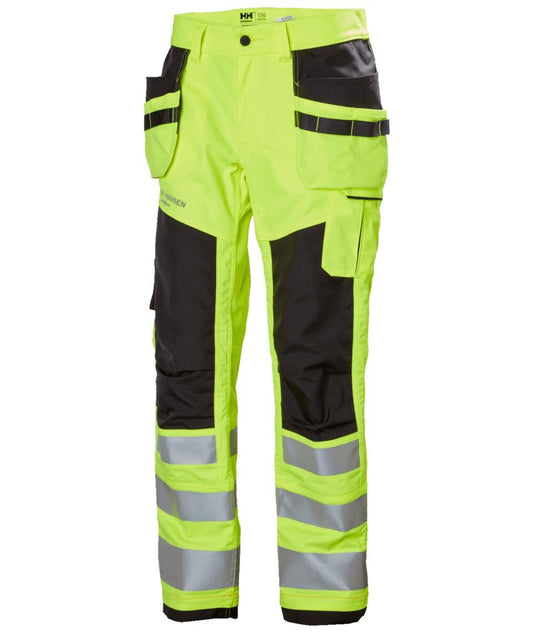Helly Hansen Alna 2.0 Broeken 77423 Constructie Reflecterend HiVis klasse 2 geel-ebbenhoutzwart(369)
