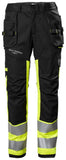Helly Hansen Fyre  Werkbroeken 77450 Constructie vlamwerend reflectie HiVis Klasse 1 geel-ebbenhoutzwart(369)