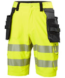 Helly Hansen ICU  Short 77503 Constructie HiVis klasse 1 geel-ebbenhoutzwart(369)