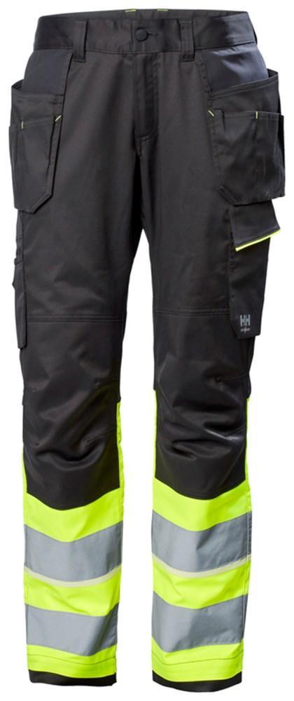 Helly Hansen UC-ME  Broeken 77511 Reflecterend Constructie bouwbroek klasse 1 HiVis geel-ebbenhoutzwart(369)