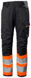 Helly Hansen UC-ME  Werkbroeken 77513 Reflecterend HiVis Klasse 1 fluo oranje-ebbenhoutzwart(269)