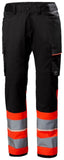 Helly Hansen UC-ME  Broeken 77515 Reflecterend cargo Service Hi Vis klasse 1 fluo rood-ebbenhoutzwart(169)