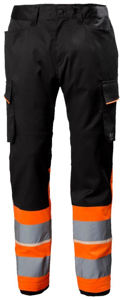 Helly Hansen UC-ME  Broeken 77515 Reflecterend cargo Service Hi Vis klasse 1 fluo oranje-ebbenhoutzwart(269)