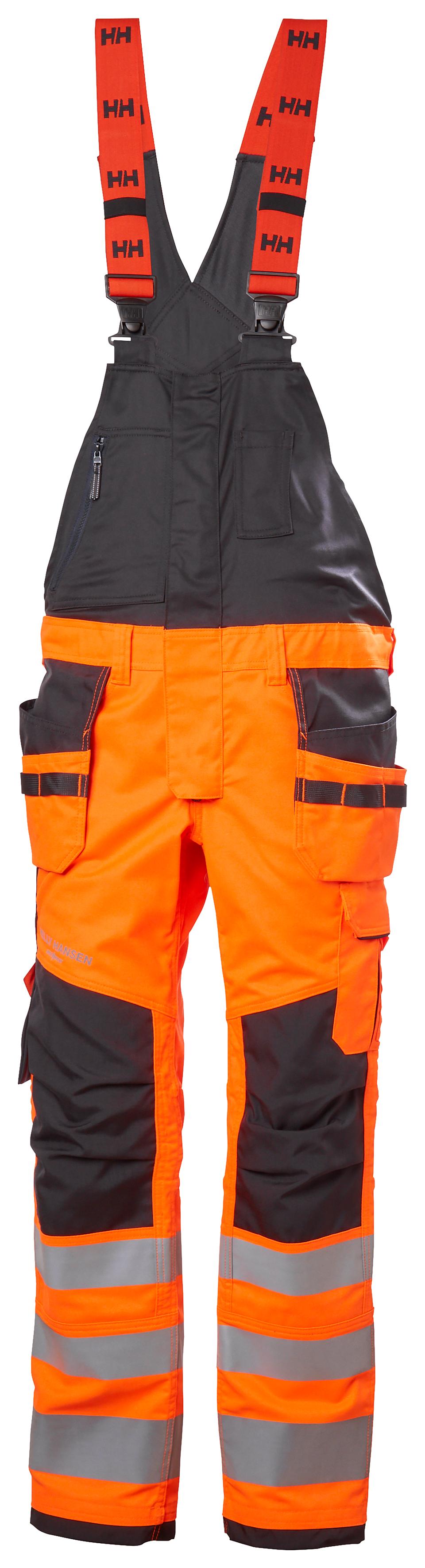Helly Hansen Alna 2.0 Amerikaanse overalls 77520 Reflecterend Constructie BIB oranje-ebbenhoutzwart(269)