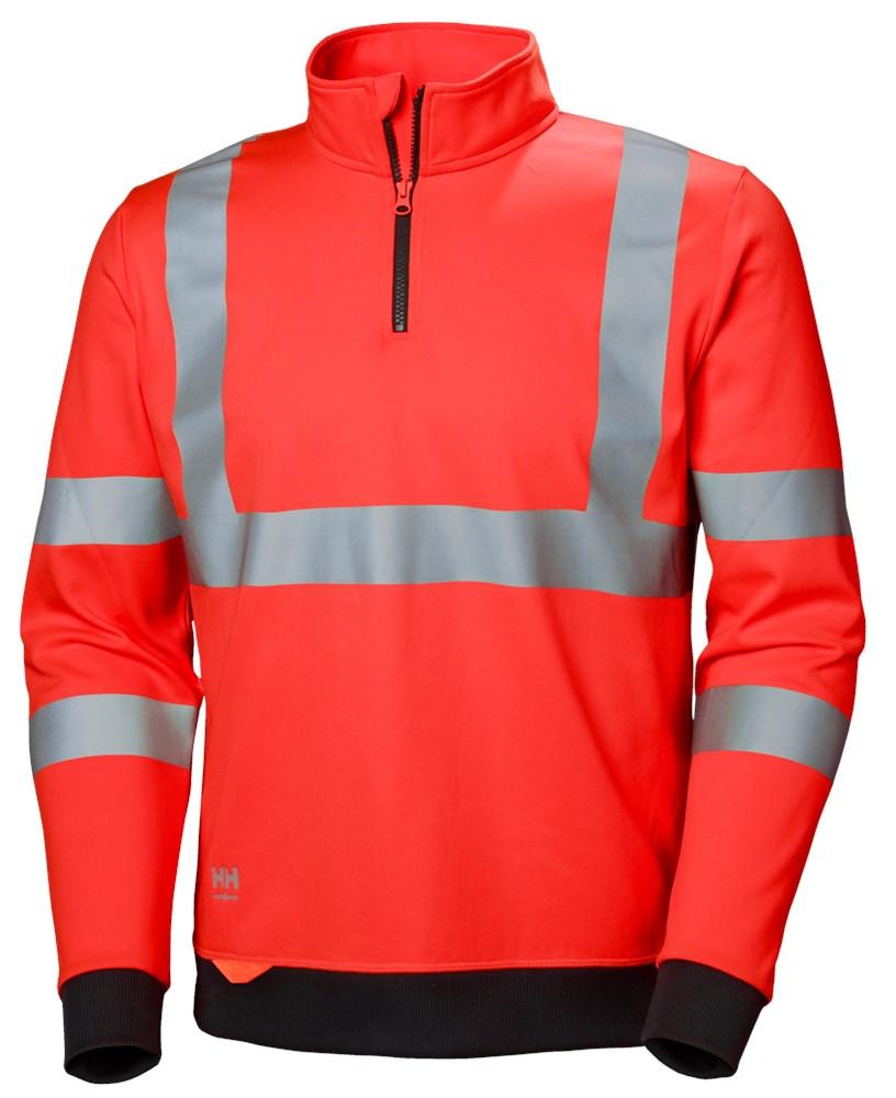 Helly Hansen Zipsweaters Addvis 79096 HiVis fluo-rood(160)