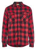 Blaklader Profiel Flanel Overhemd 32881168 rood-zwart(5699)