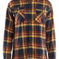 Blaklader Profiel Overhemd 32881168 Flanel gebrand rood-donker marineblauw(5986)