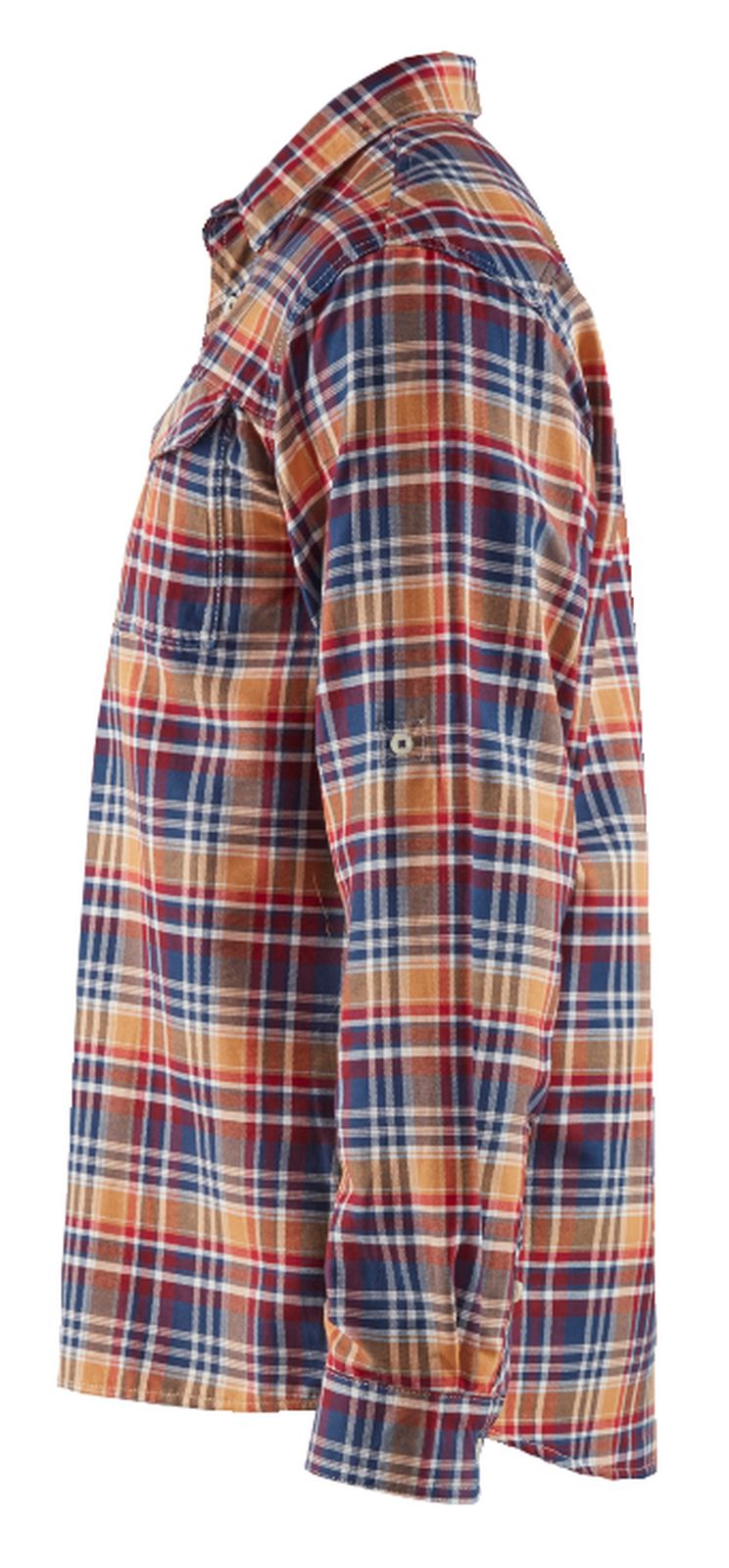 Blaklader Shirts 32991137 marineblauw-oranje(8954)