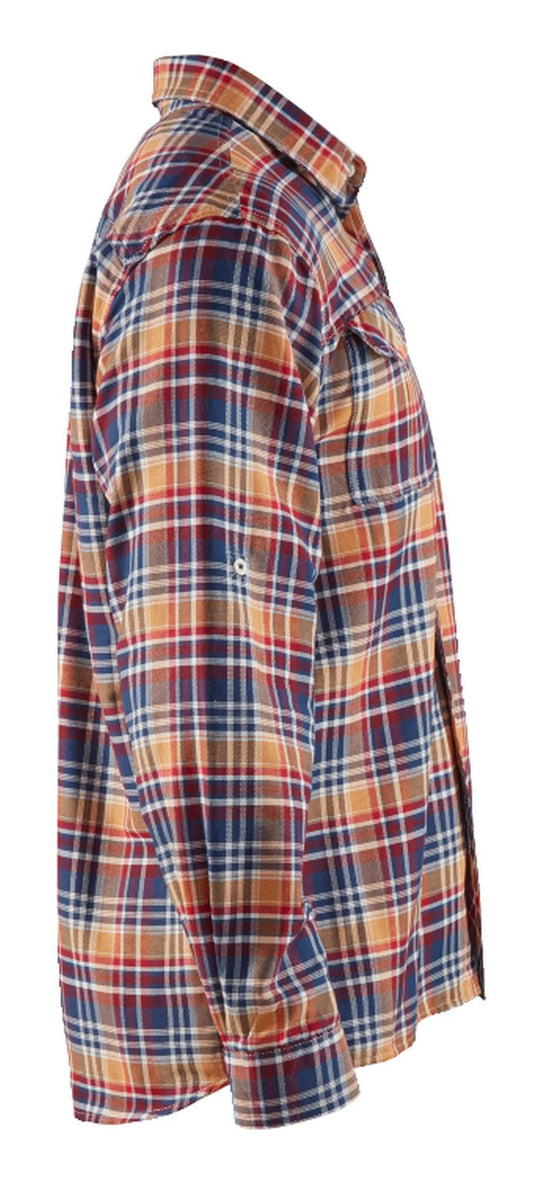 Blaklader Shirts 32991137 marineblauw-oranje(8954)