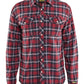Blaklader Shirts 32991138 rood-marineblauw(5689)