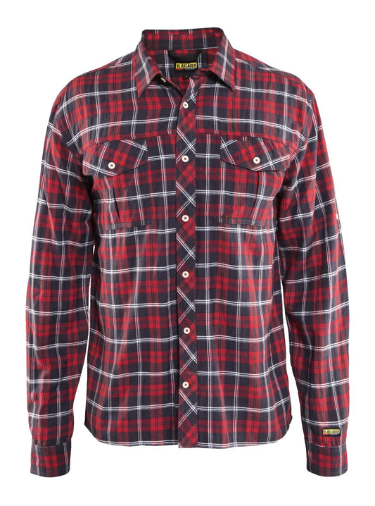 Blaklader Shirts 32991138 rood-marineblauw(5689)