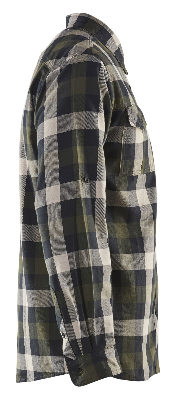 Blaklader shirts/hemden 32991152 groen-zwart(4599)