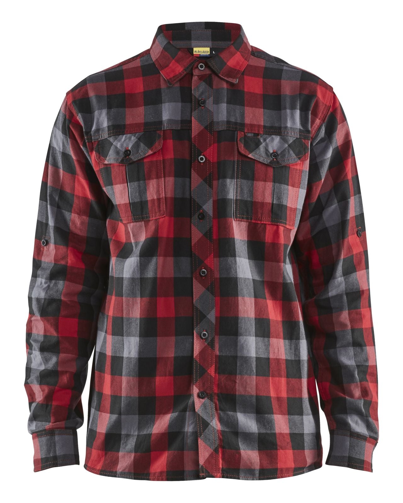 Blaklader shirts/hemden 32991152 rood-zwart(5699)
