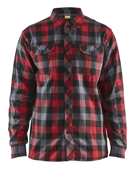 Blaklader shirts/hemden 32991152 rood-zwart(5699)