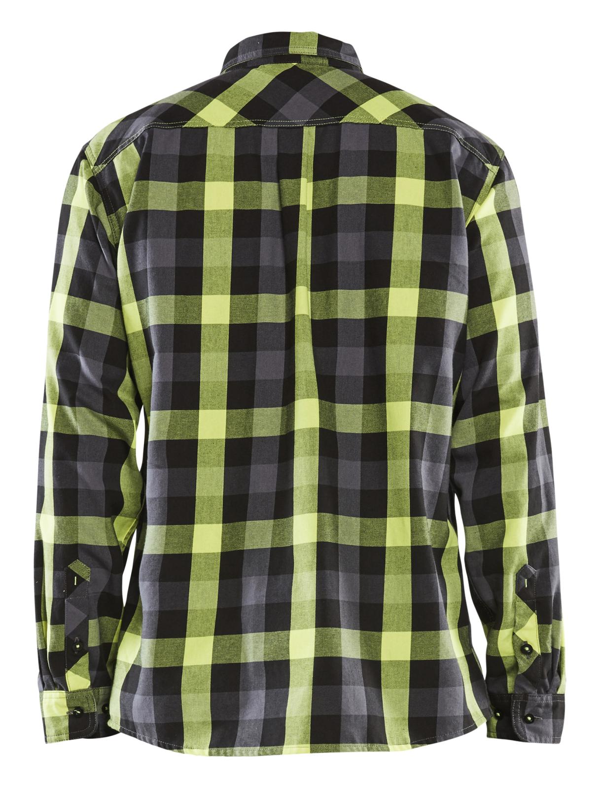 Blaklader shirts/hemden 32991153 zwart-fluo geel(9933)