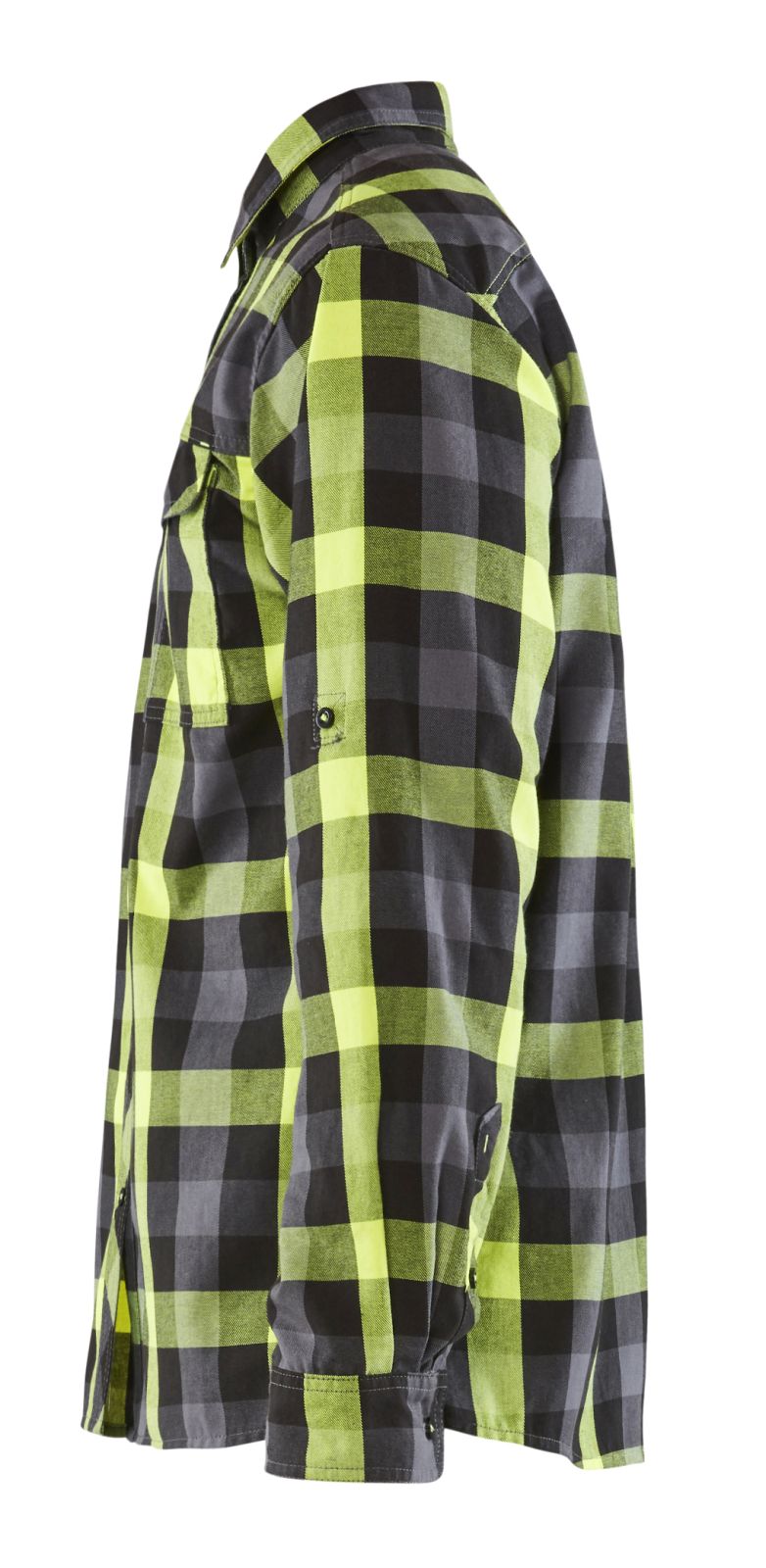 Blaklader shirts/hemden 32991153 zwart-fluo geel(9933)