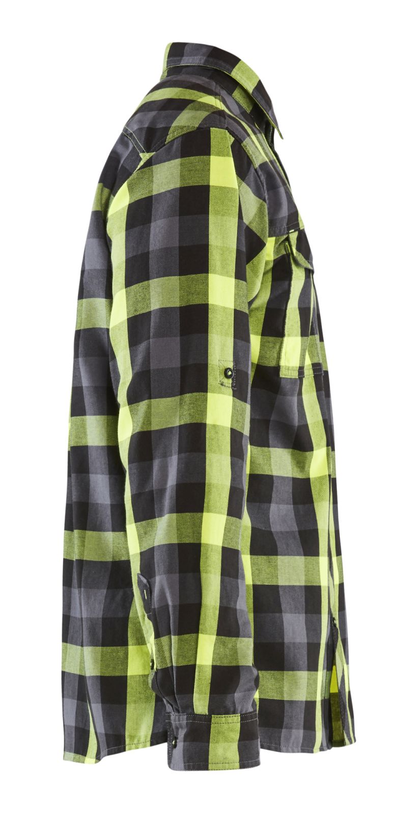 Blaklader shirts/hemden 32991153 zwart-fluo geel(9933)