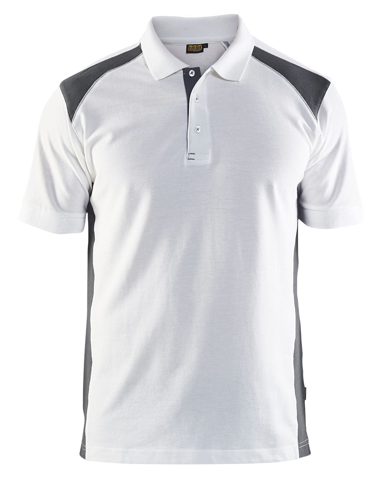 Blaklader shirts 33241050 wit-donkergrijs(1098)