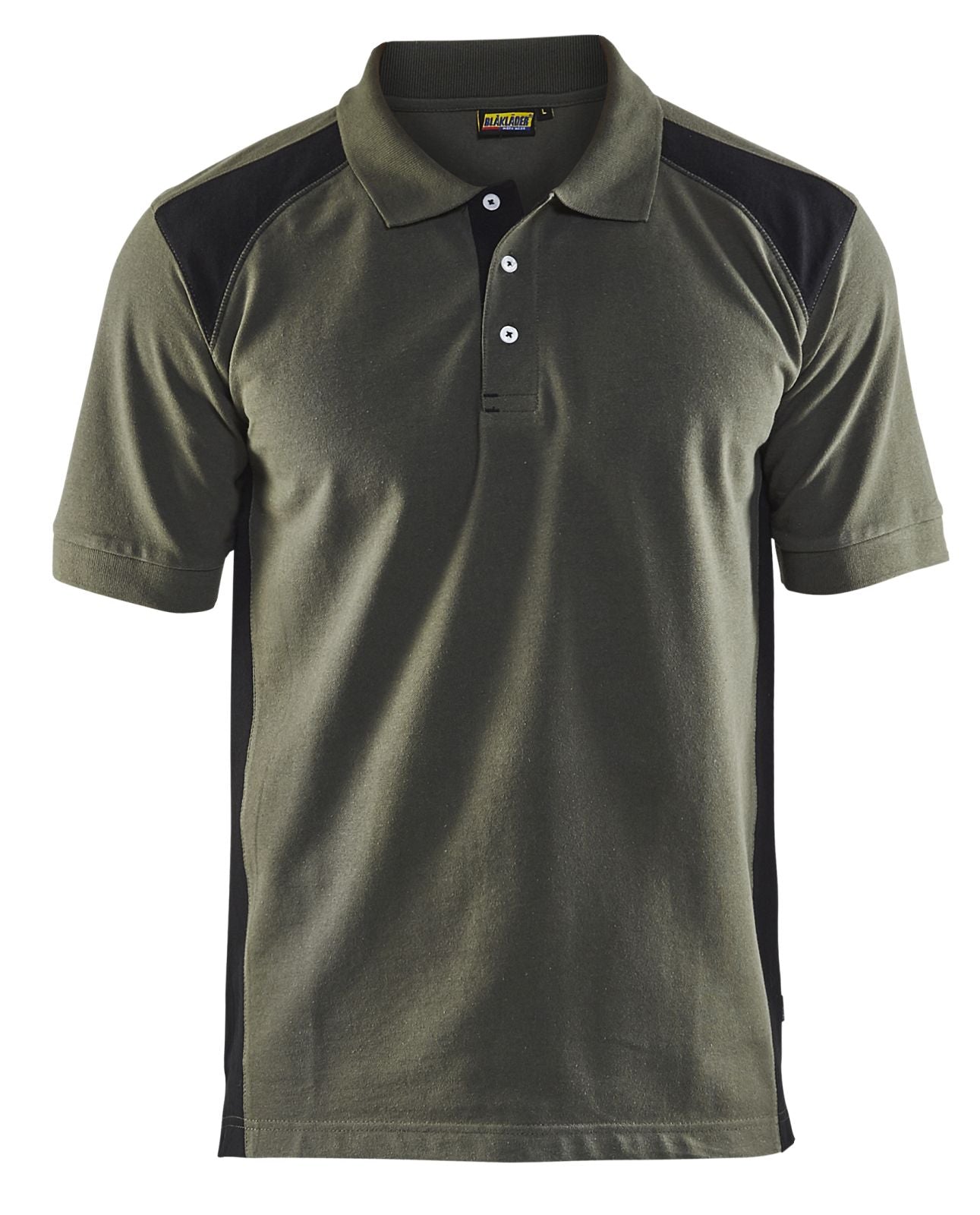 Blaklader Poloshirts 33241050 legergroen-zwart(4699)