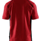 Blaklader Poloshirts 33241050 rood-zwart(5699)