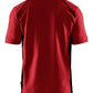 Blaklader Poloshirts 33241050 rood-zwart(5699)