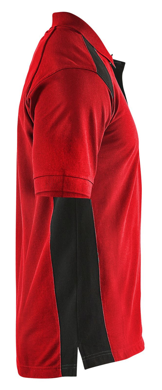 Blaklader Poloshirts 33241050 rood-zwart(5699)