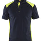 Blaklader Piqué t-shirts 33241050 donker marineblauw-fluo geel(8633)
