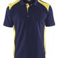 Blaklader Poloshirts 33241050 marineblauw-geel(8933)