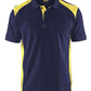Blaklader Poloshirts 33241050 marineblauw-geel(8933)