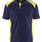 Blaklader Poloshirts 33241050 marineblauw-geel(8933)