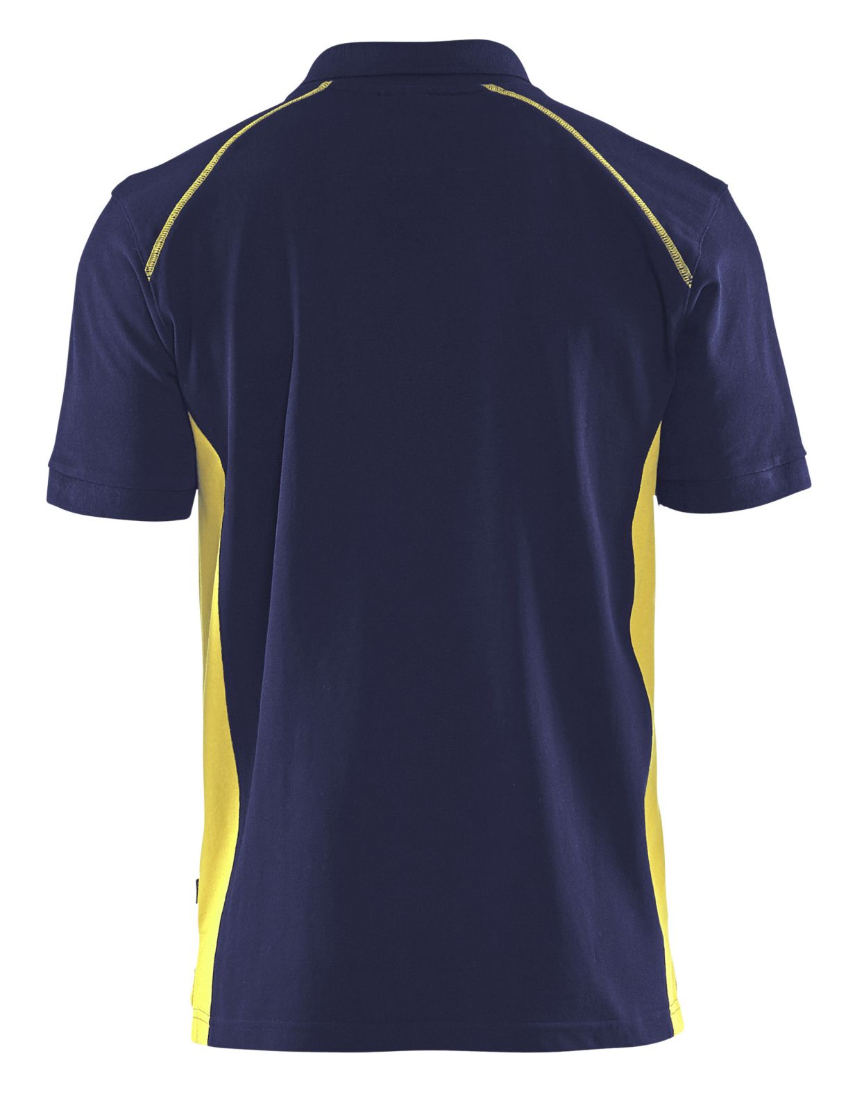 Blaklader Poloshirts 33241050 marineblauw-geel(8933)