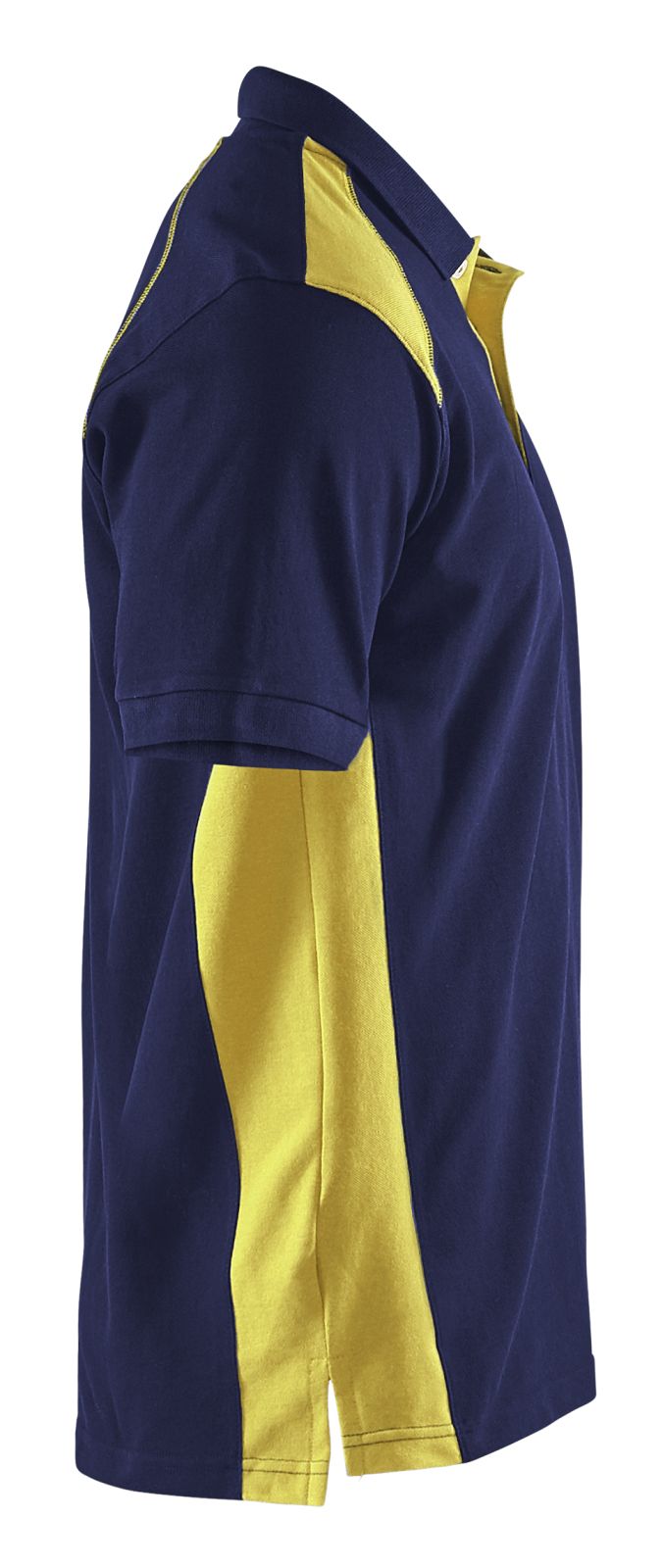Blaklader Poloshirts 33241050 marineblauw-geel(8933)