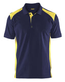Blaklader Poloshirts 33241050 marineblauw-geel(8933)