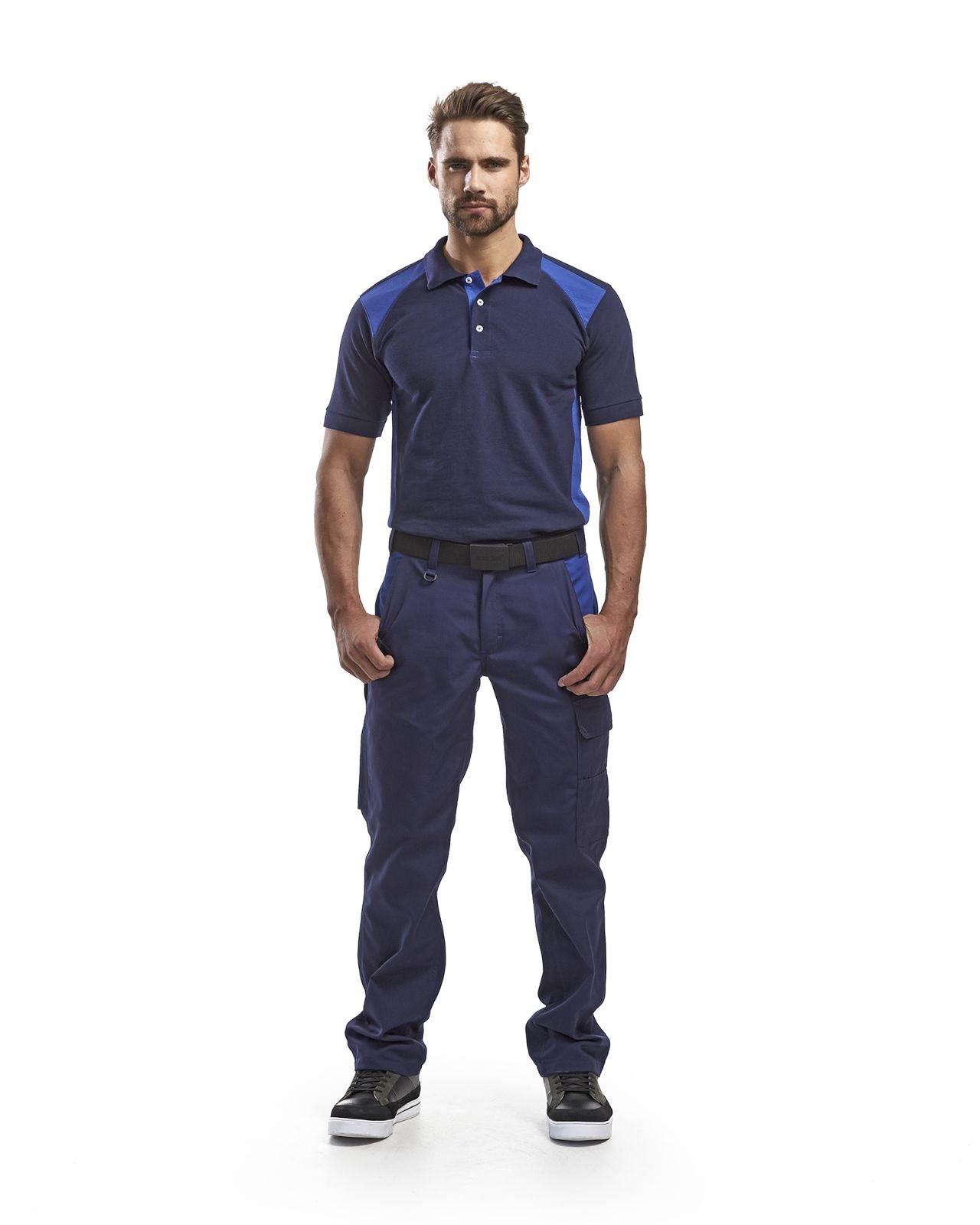 Blaklader Poloshirts 33241050 marineblauw-korenblauw(8985)