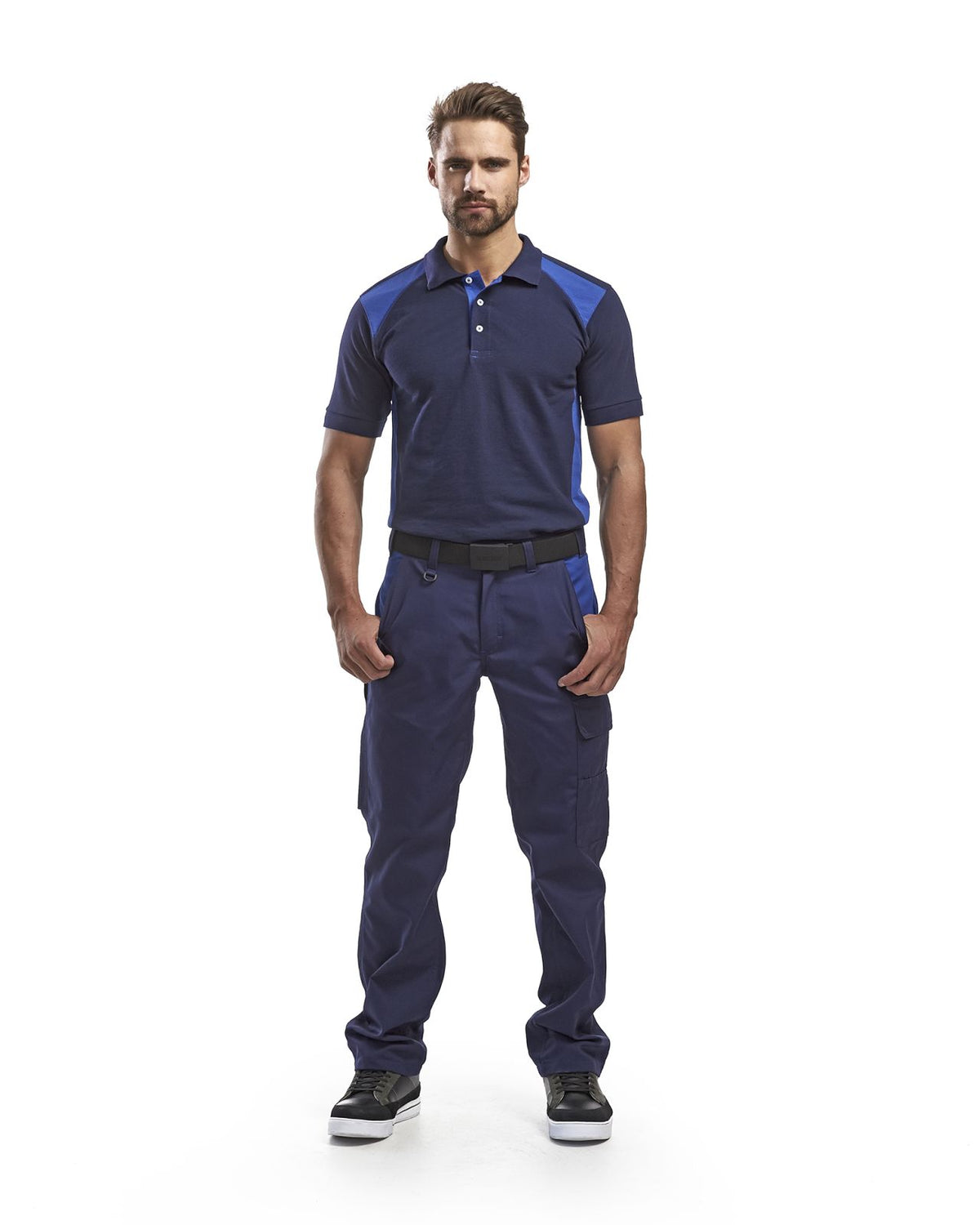 Blaklader Poloshirts 33241050 marineblauw-korenblauw(8985)