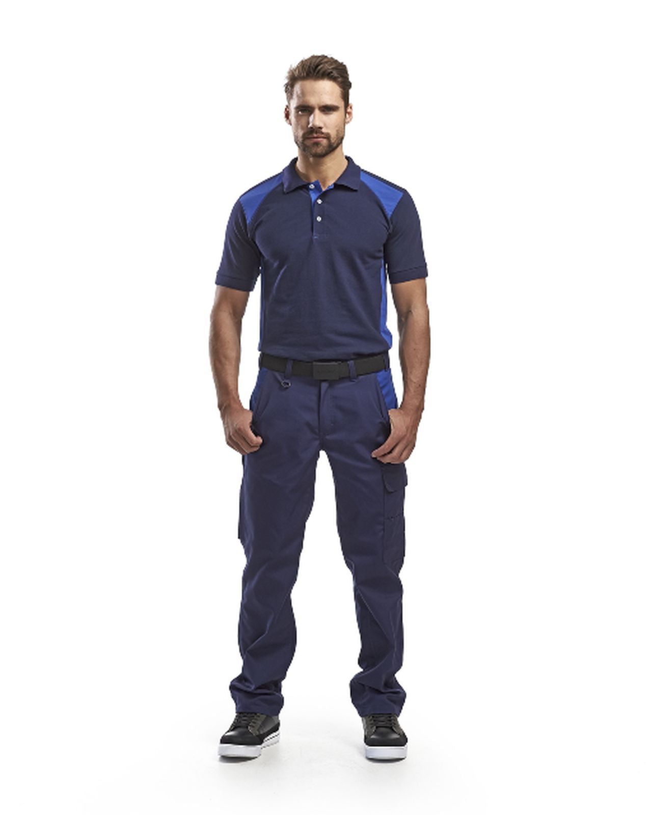 Blaklader Poloshirts 33241050 marineblauw-korenblauw(8985)